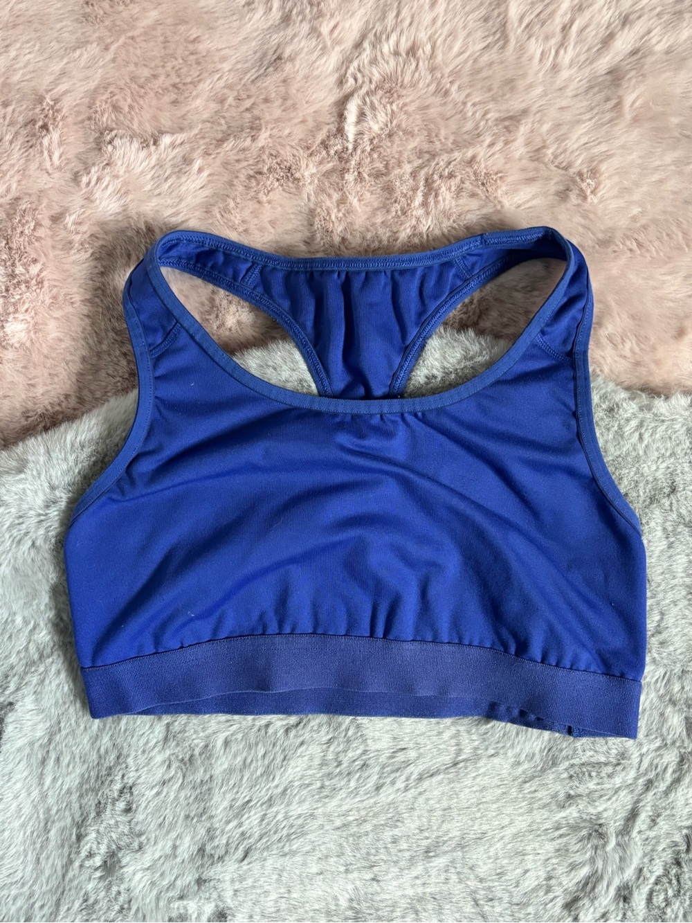 Old navy blue medium support racerback sports bra